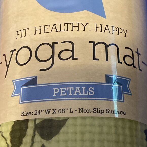 Yoga Lightweight Mat Non-Slip With Carry Strap 24”x 68”plus Rapid Progress Yoga - Picture 2 of 6